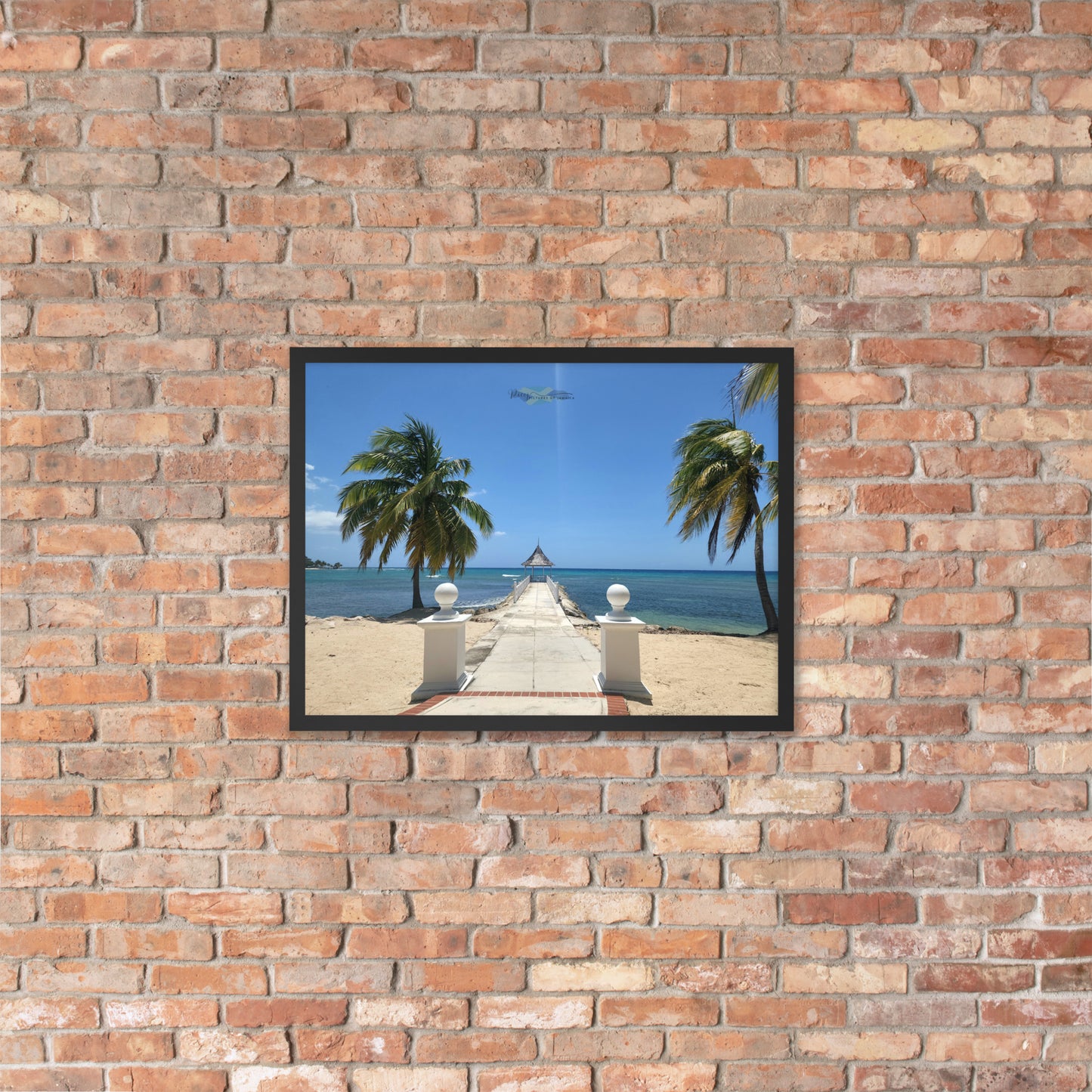 Half Moon's Crown - Picture of Jamaica black 18 X 24