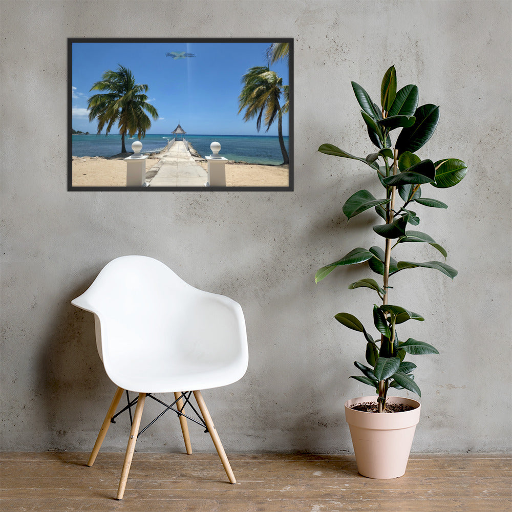 Half Moon's Crown - Picture of Jamaica black 24 x 36