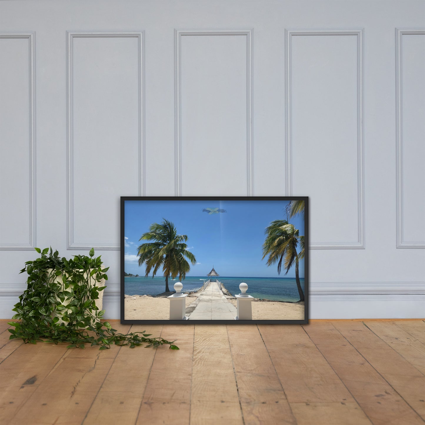 Half Moon's Crown - Picture of Jamaica black 24 X 36