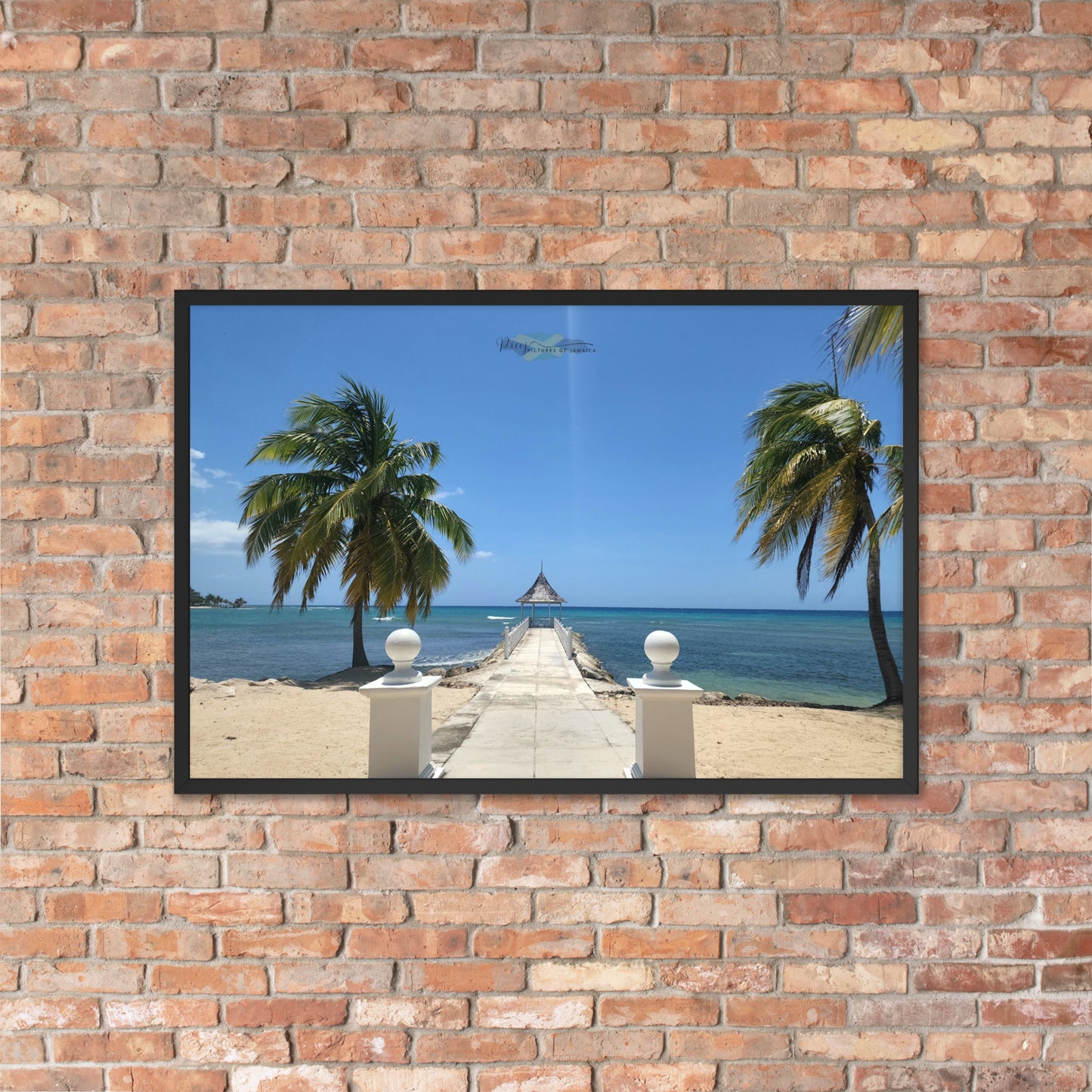 Half Moon's Crown - Picture of Jamaica black 24 X 36