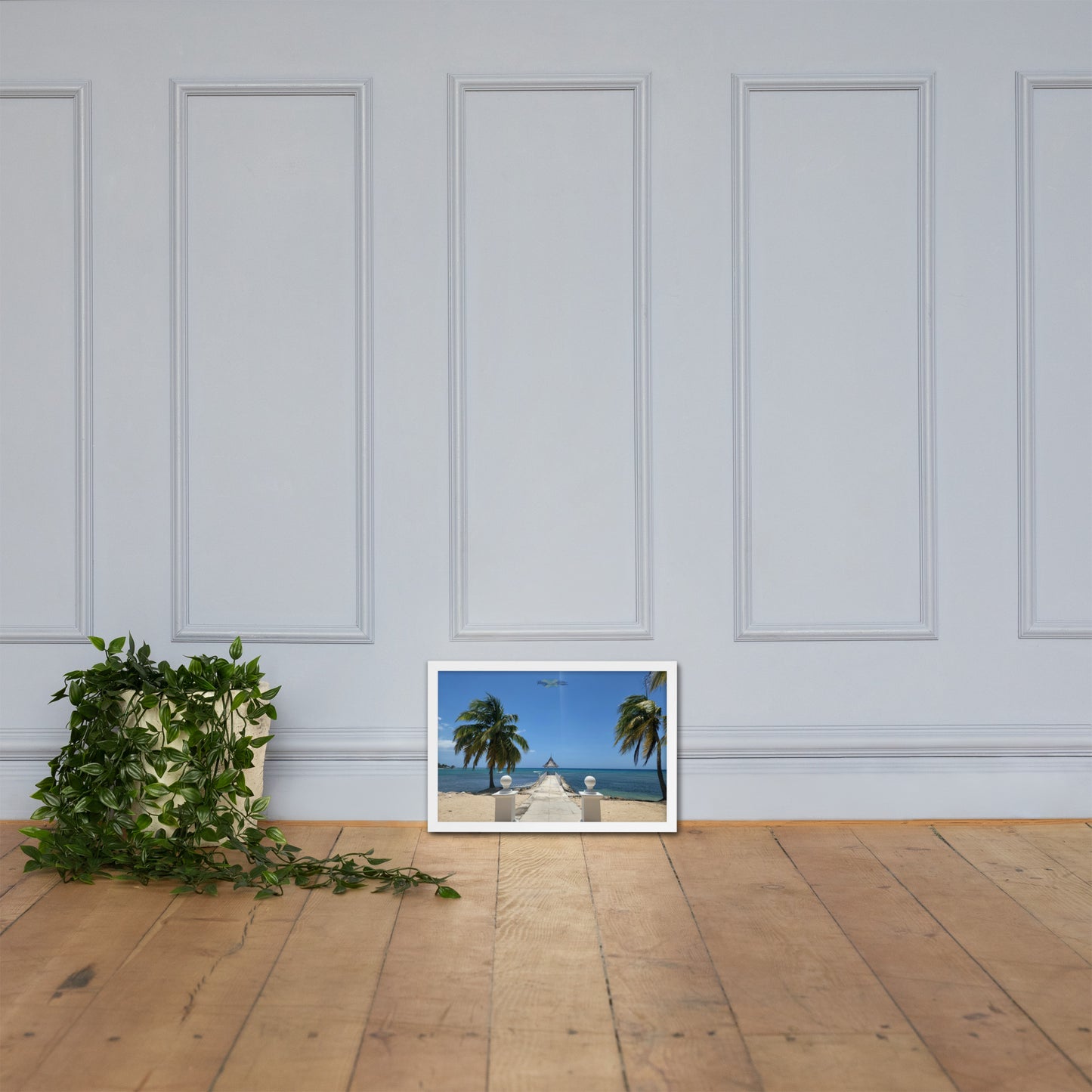 Half Moon's Crown - Picture of Jamaica white 12 x 18