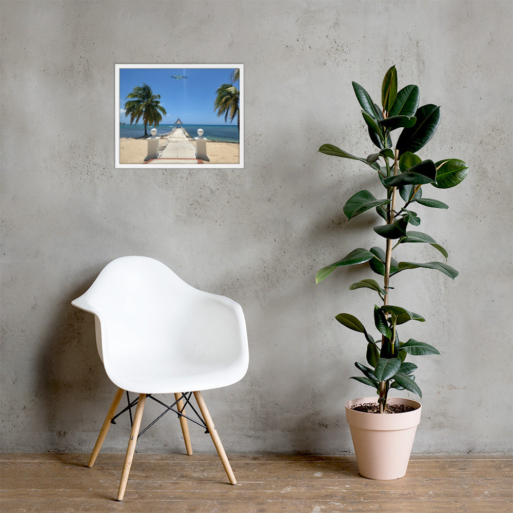 Half Moon's Crown - Picture of Jamaica white 16 x 20
