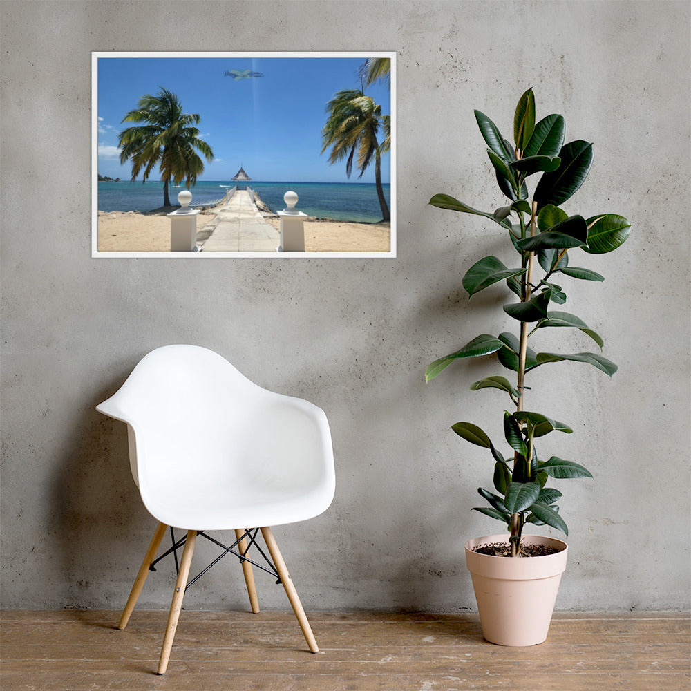 Half Moon's Crown - Picture of Jamaica white 24 x 36