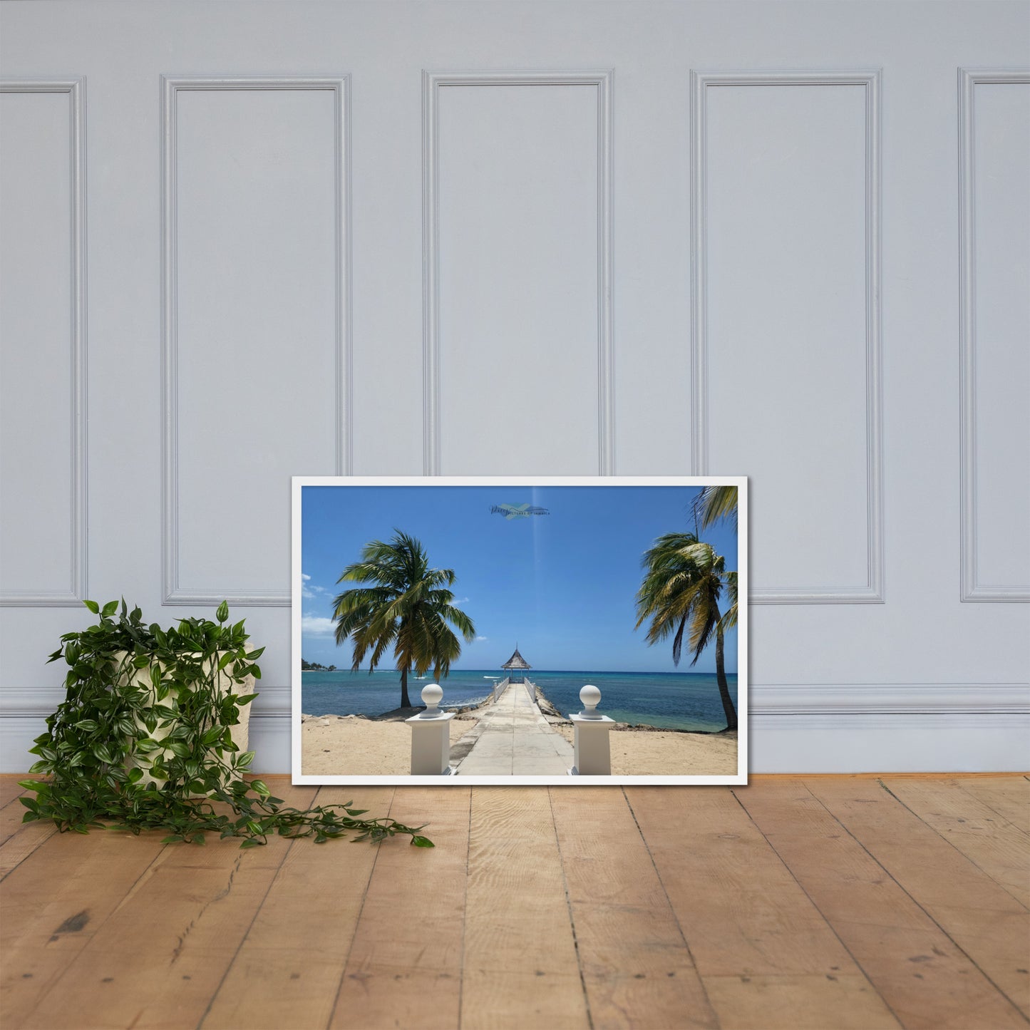 Half Moon's Crown - Picture of Jamaica white 24 x 36
